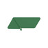 A green silicone pen holder with a zip closure, featuring a sleek, modern design and a logo.