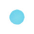 A translucent blue squishy stress relief mini ball with a textured surface. It features a logo.