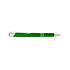 A green metal pen with a silver tip and clip, featuring a sleek and modern design.