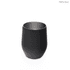 A drink bottle in matte black, featuring a sleek design and a branding logo. Ideal for travel and everyday use.
