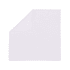 A small white microfibre cleaning cloth with a stitched edge, suitable for cleaning screens and lenses.