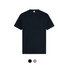 A black men's t-shirt displayed on a blank background. The shirt features a logo and is available in additional colours.