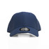 A blue cap featuring a logo on the front. Its design is simple and practical for headwear.