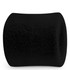 A black Terry Wrist Sweatband with a soft texture, designed for comfortable wear during physical activities.