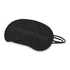A black eye mask featuring a logo, designed for health and personal care purposes.
