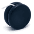 A navy blue premium plastic yoyo with a white string attached. It has a smooth, round design.