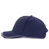 A navy cap with a curved brim and perforations for ventilation. It features a logo on the front.