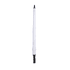 A white golf umbrella with a black handle, featuring a logo on the surface.