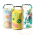 Three colourful waterproof dry bags in yellow, white, and a patterned design, featuring floral and tropical motifs.