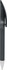 A frosted black twist-action plastic pen with a clip and silver tip. It features a logo on the barrel.