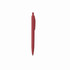 A push-up ball pen in a reddish-brown colour with a clip and a eco-friendly design. It has a logo on it.