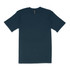 A classic fit tee in a deep navy colour, featuring short sleeves and a standard crew neck. It has a logo tag.