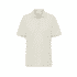 A light grey men's polo shirt with a collar and short sleeves, featuring a logo on the chest.
