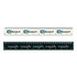 A white and black flip ruler featuring tech support and health & beauty branding in multi-coloured text.