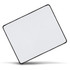 A rectangular mouse mat in white with a black border, designed for office and business use.