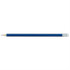 A HB pencil with a blue outer casing and a standard sharpened tip.