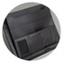 A black Melrose Portfolio with multiple pockets and a smooth finish, featuring a logo.