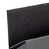 A black gift box with a simple design, featuring a partially visible inner layer for holding wine bottles.