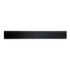 A black 30cm ruler featuring metric markings, with a logo on one side.