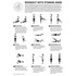 A fitness guide featuring exercises with Stamina Resistance Bands, illustrating various movements in black and white.