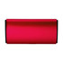 A red cylindrical air freshener with a black base, featuring a branding logo.