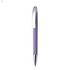 A metal pen with a lavender barrel and a chrome clip, featuring a sleek design and elegant finish.