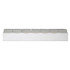 A clear weekly pill box featuring seven compartments for organizing medication, with a white base.