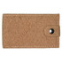A cork manicure set with a natural brown cork case featuring a snap closure.