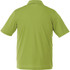 A green short sleeve polo shirt for men, featuring a solid design and a collar. The shirt has a logo on it.