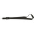 A black 25mm lanyard with a clip and adjustable buckle, designed for exhibitions and events.