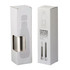 A drink bottle with a sleek stainless steel design, featuring copper vacuum insulation, packaged in a white box.