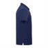 A navy blue short sleeve polo shirt for men, featuring a classic design and a logo.