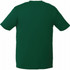 A dark green men's short sleeve tech tee with a simple design and a small logo on the back.