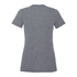 A grey women's short sleeve tee with a fitted design and a subtle logo on the back.