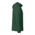 A green men's TOBA packable jacket with a hood, featuring zippered pockets and a logo.