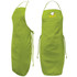 A green Ritz Bib Apron with a logo, featuring a simple design and adjustable ties.