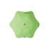 A green BLUNT Metro Umbrella with an octagonal shape and a central button, featuring a logo.