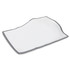 A cleaning cloth designed for screens, featuring a soft, lint-free material with neatly stitched edges.