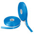 Two rolls of bright blue personalised ribbon, 15mm wide, featuring a central spool.