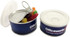 A small pull can containing colourful gummy snakes, with a silver pull tab and blue branding.