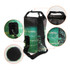 A Full Colour Dry Bag in green and black, featuring a textured design with water droplets and a strap for carrying.