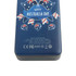 A blue power bank featuring a full-colour print with Australian-themed designs and a logo.