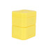 A yellow universal travel adapter kit featuring two stacked sections for different plug types.