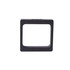 A square floating box in black, designed for packaging. It features a sleek, modern shape and has a logo.