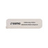 A rectangular, light grey eco-friendly token with a logo and text celebrating automotive wafer shipments.
