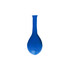 A blue 30cm balloon with a tapered neck, featuring a smooth surface and a round body.