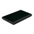 A sleek green power bank featuring a USB port and indicator lights, with a minimalist design.