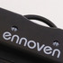 A black waterproof mobile pouch featuring a logo, designed for protecting smartphones and small devices.