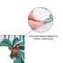 Custom-shaped fridge magnet featuring a vibrant design in green with a character skating. Made from soft magnet material and coated paper.