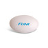 A promotional AFL ball in white with a blue logo, designed for leisure and outdoor sports activities.